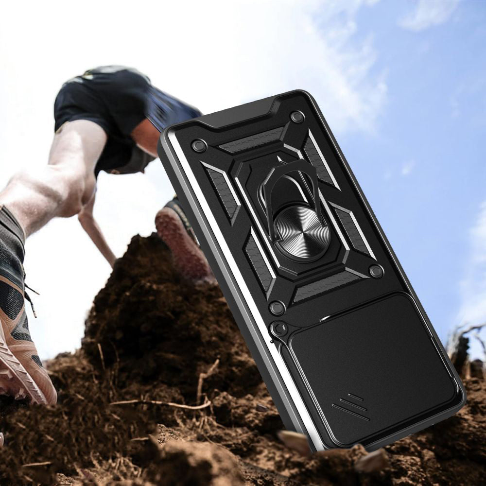 Hoes voor Realme Note 70T, Techsuit, CamShield, Zwart