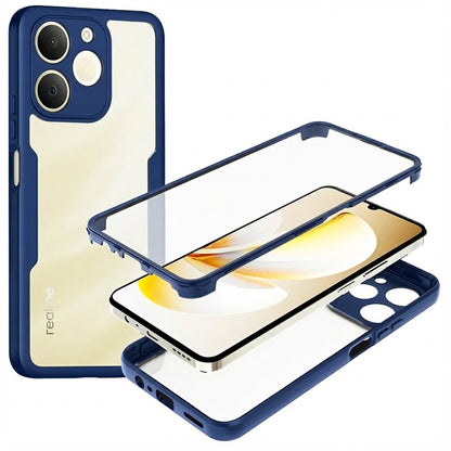 Hoes voor Realme Note 70T, Techsuit, ColorVerse 360, Blauw