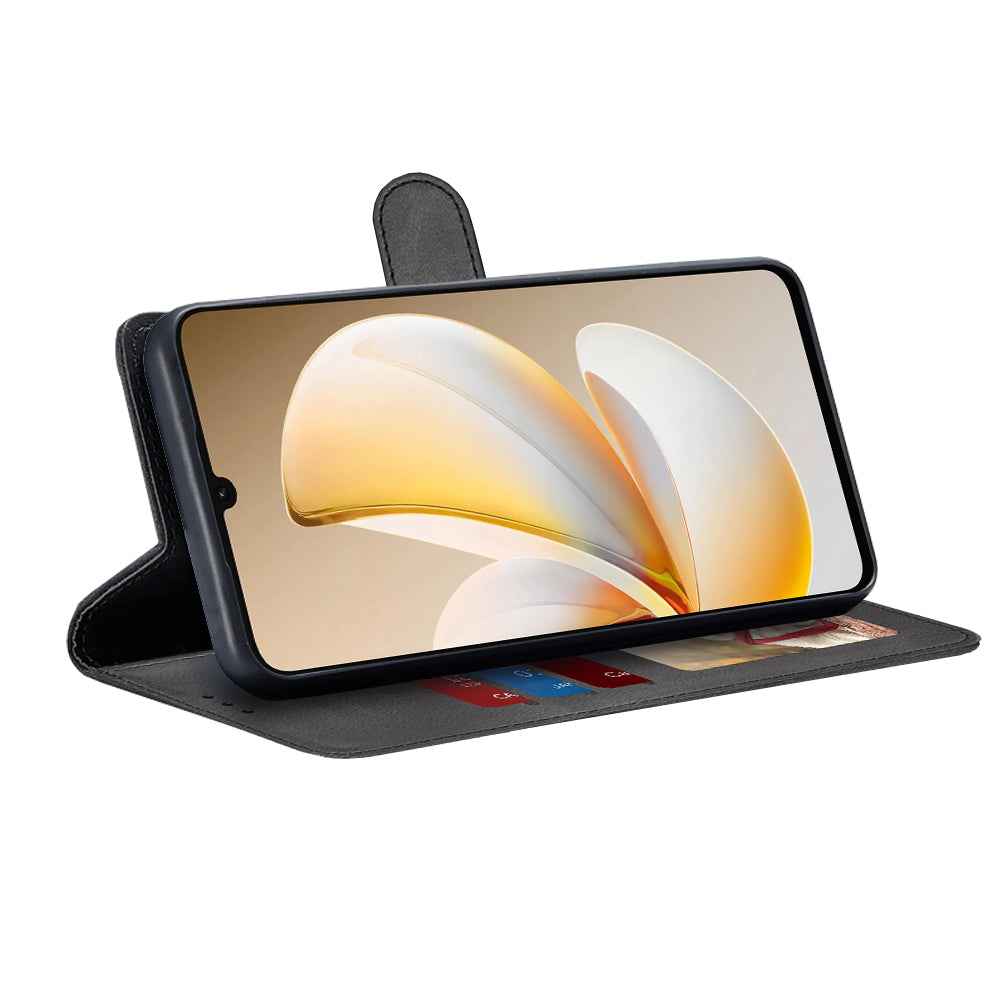 Hoes voor Realme Note 70T, Techsuit, Diary Book, Zwart