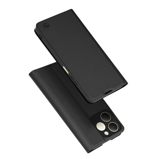 Hoes voor Realme Note 70T, Techsuit, Magskin Book, Zwart