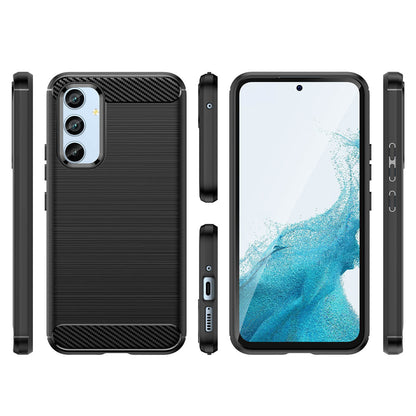 Hoes voor Samsung Galaxy A54 A546, OEM, Carbon, Zwart