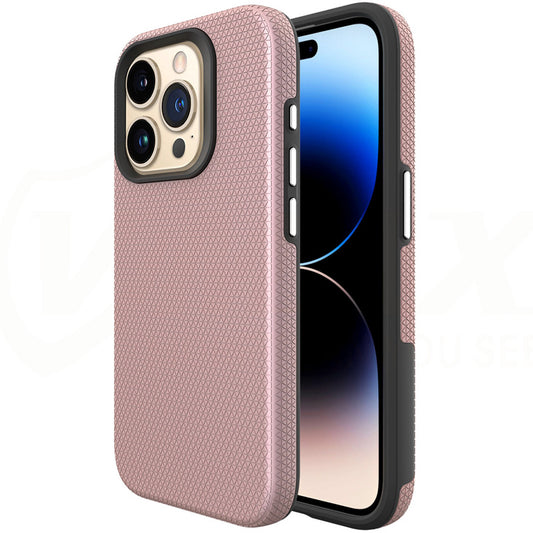 Hoes voor Samsung Galaxy A15 5G A156 / A15 A155, Vmax, Triangle, Roze Goud