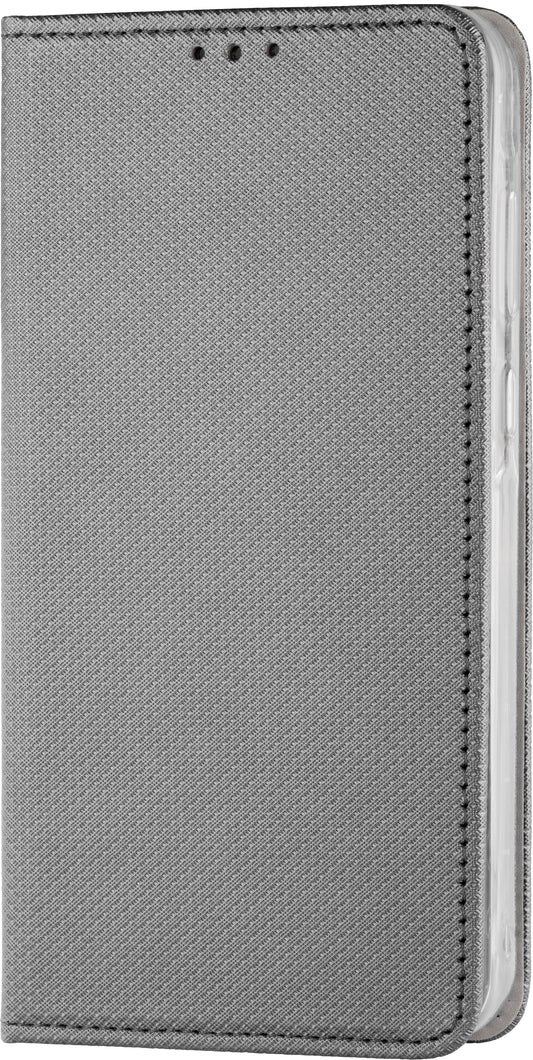 Hoes voor Samsung Galaxy J3 (2017) J330, OEM, Smart Magnet, Grijs