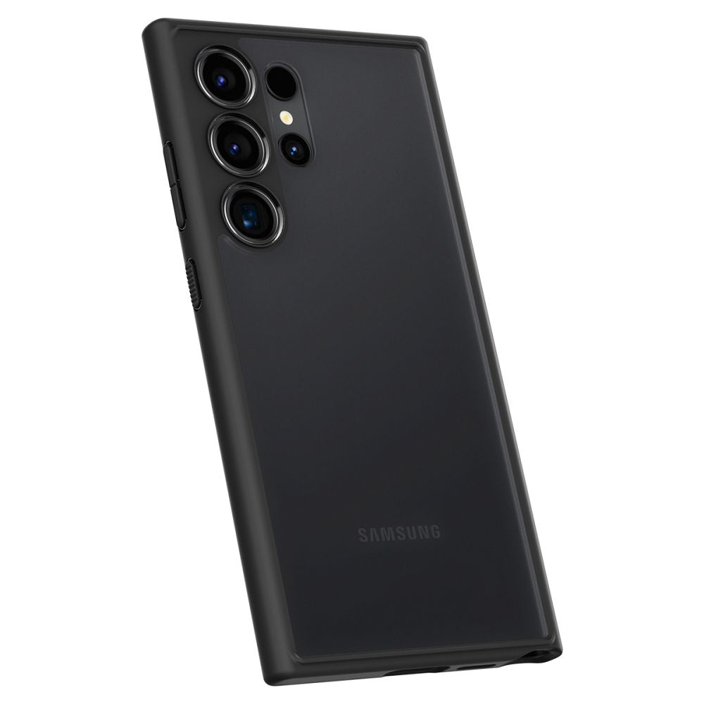 Beschermhoes voor Samsung Galaxy S24 Ultra S928, Spigen, Ultra Hybrid Frost, Zwart 