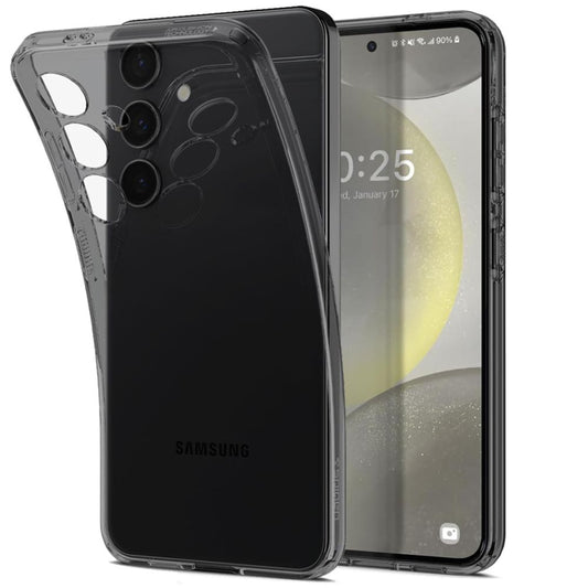 Beschermhoes voor Samsung Galaxy S24+ S926, Spigen, Liquid Crystal, zwart, gereviseerd ACS07324