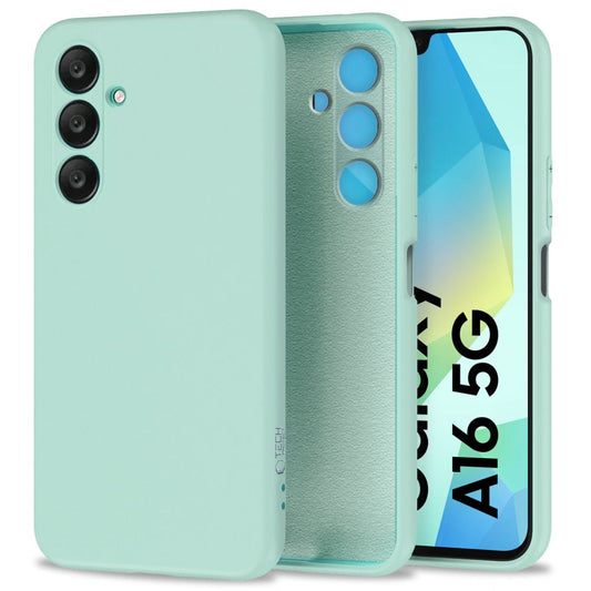 Beschermhoesje voor Samsung Galaxy A16 5G A166 / A16 4G A165, Tech-Protect, Pictogram, Groen 