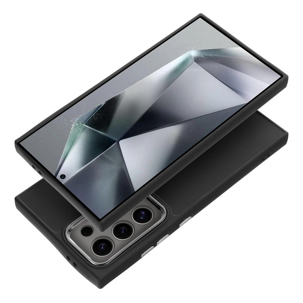 Hoes voor Samsung Galaxy S24 FE S721, OEM, Frame, Zwart