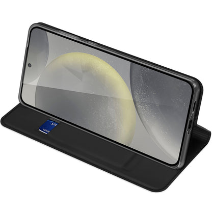 Hoes voor Samsung Galaxy S24 FE S721, DUX DUCIS, Skin Pro, Zwart