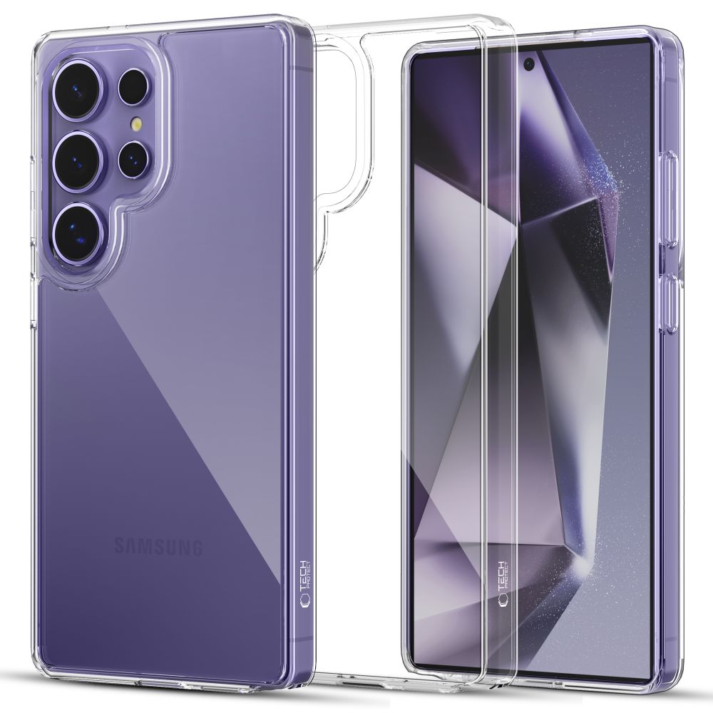 Hoes voor Samsung Galaxy S25 Ultra S938, Tech-Protect, Flexair Hybrid, Transparant