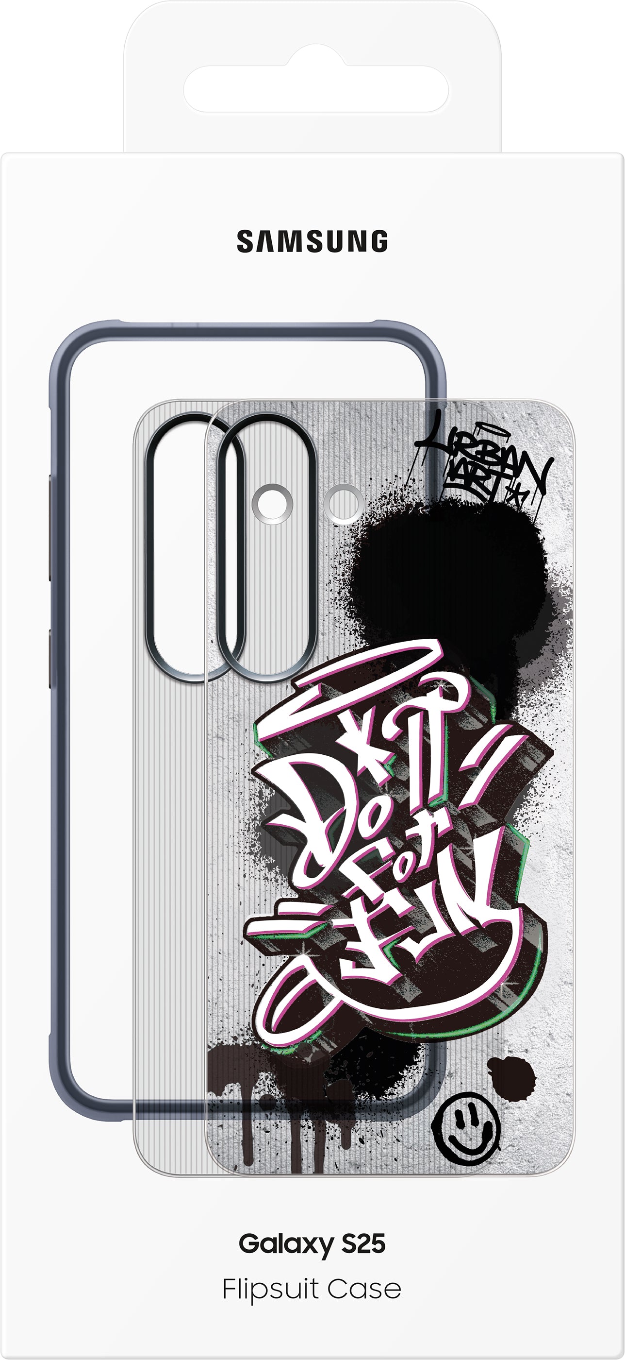 Hoes voor Samsung Galaxy S25 S931, FlipSuit Rugged Case, Zwart EF-JS931CBEGWW
