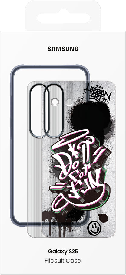 Hoes voor Samsung Galaxy S25 S931, FlipSuit Rugged Case, Zwart EF-JS931CBEGWW