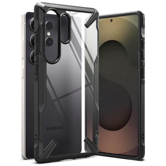 Hoesje voor Samsung Galaxy S25 Ultra S938, Ringke, Fusion X, Zwart