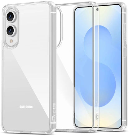 Hoes voor Samsung Galaxy S25 Edge S937, Tech-Protect, Flexair Hybrid, Transparant