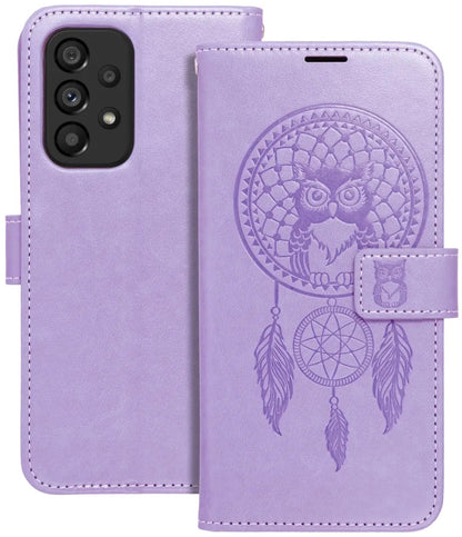 Hoes voor Samsung Galaxy A52s 5G A528 / A52 5G A526 / A52 A525, OEM, MEZZO Dream Catcher, Paars