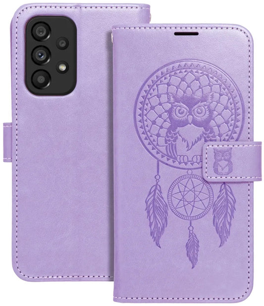 Hoes voor Samsung Galaxy A52s 5G A528 / A52 5G A526 / A52 A525, OEM, MEZZO Dream Catcher, Paars