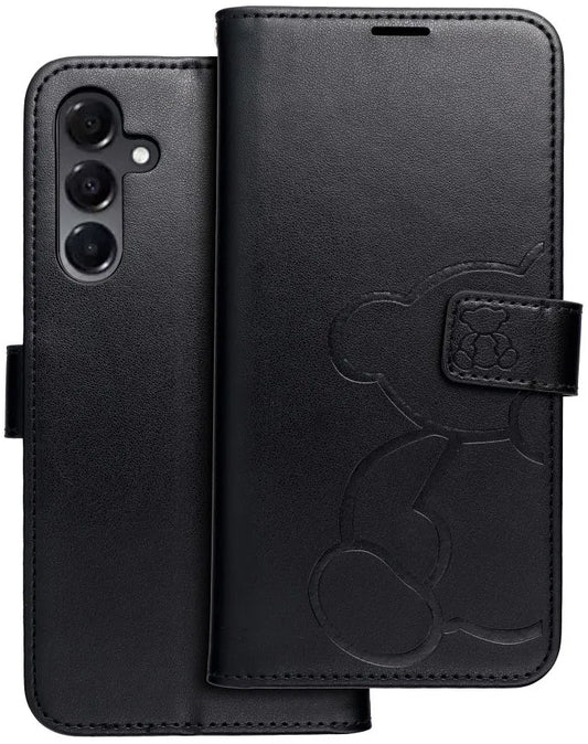 Hoes voor Samsung Galaxy A16 5G A166, OEM, MEZZO Teddy Bear, Zwart