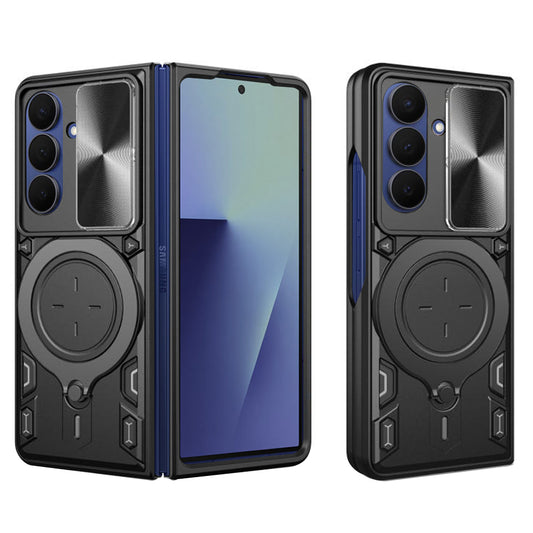 Hoes voor Samsung Galaxy Z Fold7 F966, Techsuit, CamGuard Pro, Zwart