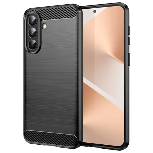 Hoesje voor Samsung Galaxy A57 5G, OEM, Carbon Pro, Zwart