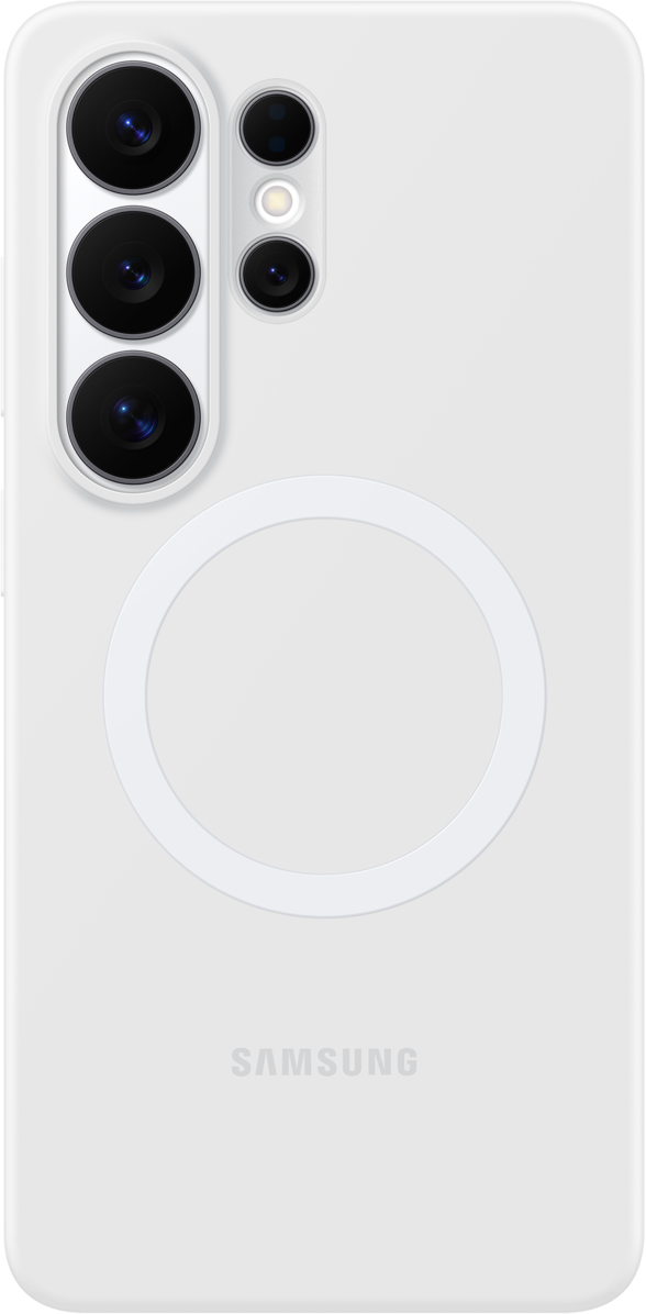 Case for Samsung Galaxy S26 Ultra S948, Silicone Magnet Case, White EF-ES948CWEGWW