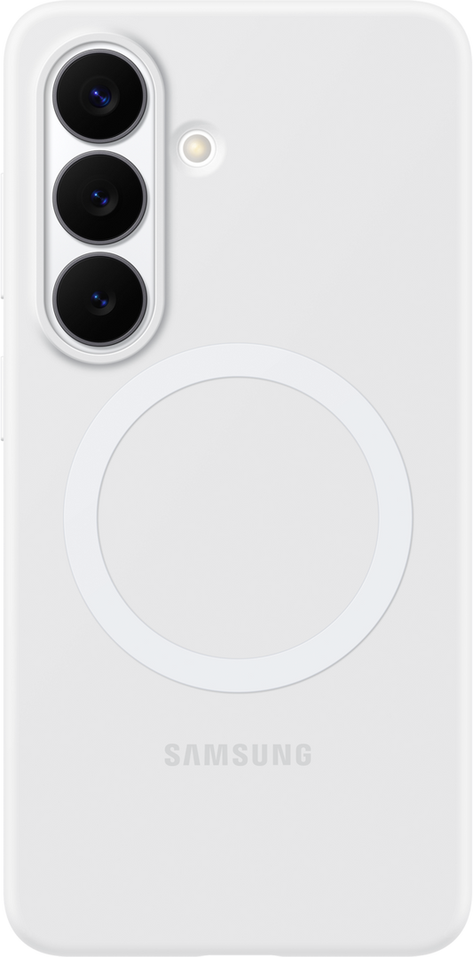 Hoes voor Samsung Galaxy S26 S942, Silicone Magnet Case, Wit EF-ES942CWEGWW