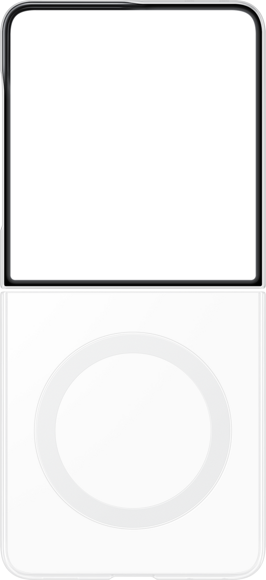 Hoes voor Samsung Galaxy Z Flip8 F776, Clear Magnet, Transparant EF-CF776CTEGWW