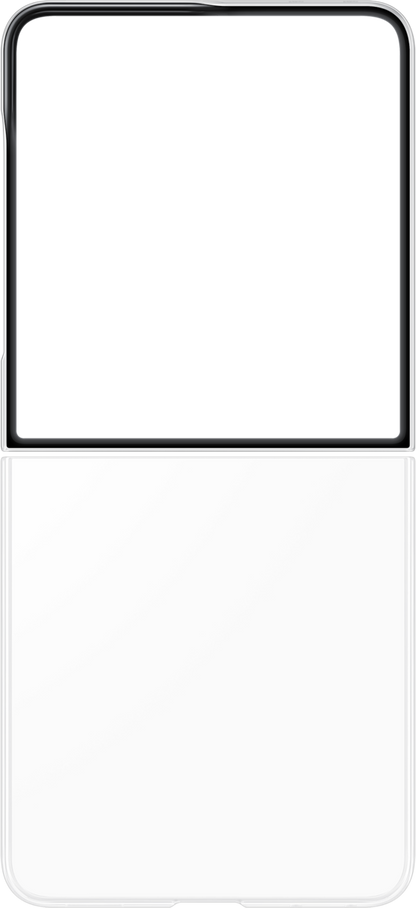 Hoesje voor Samsung Galaxy Z Flip8 F776, Clear Case, Transparant EF-QF776CTEGWW