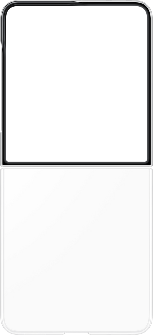 Hoesje voor Samsung Galaxy Z Flip8 F776, Clear Case, Transparant EF-QF776CTEGWW