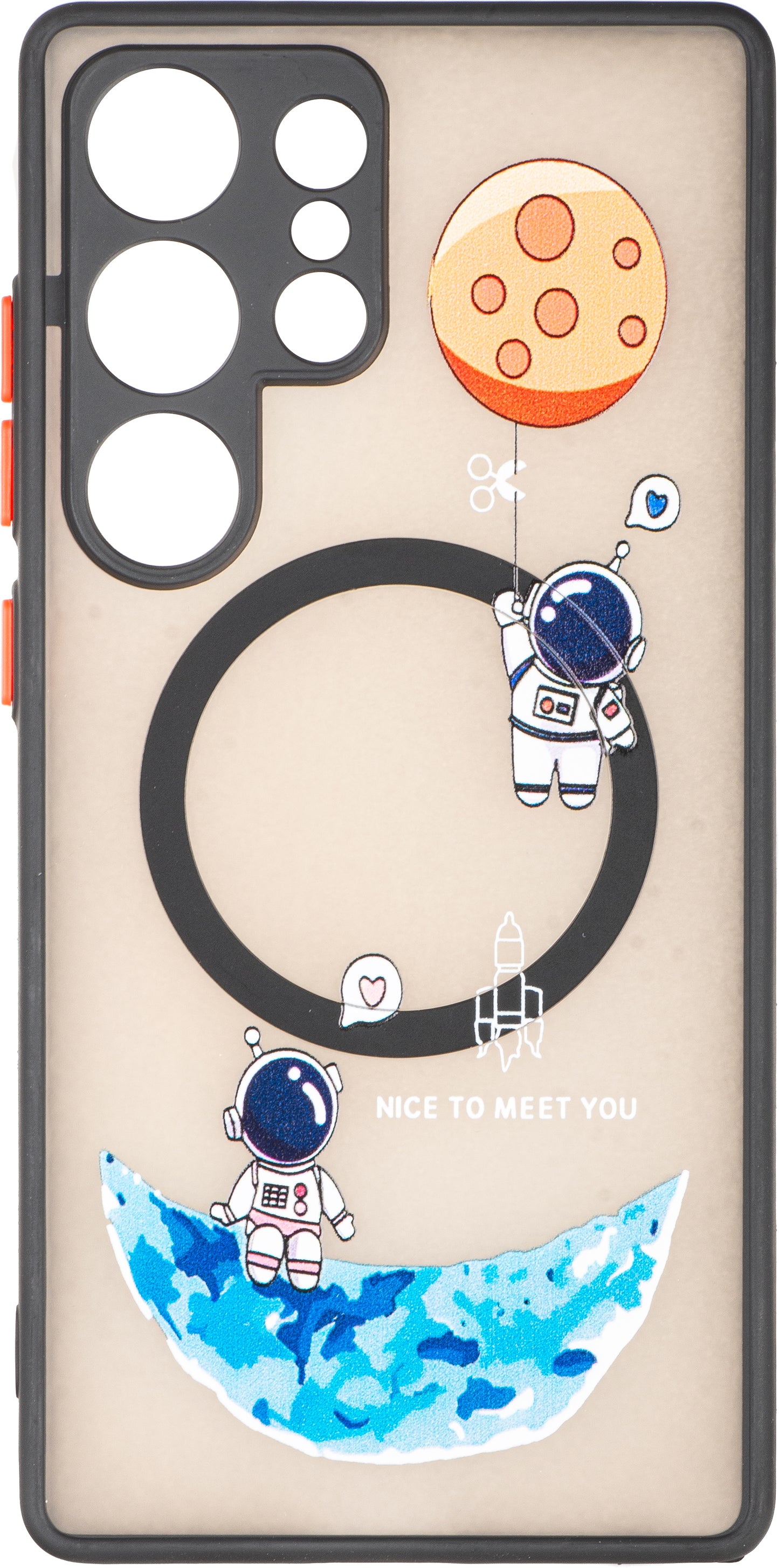 Hoes voor Samsung Galaxy S25 Ultra S938, OEM, Blue Crescent, Multicolor