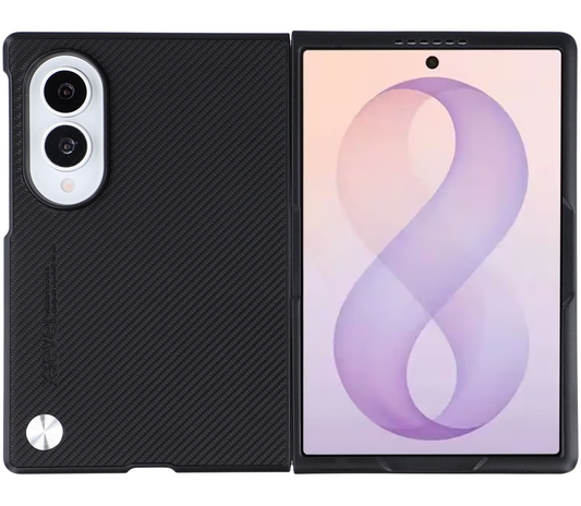 Hoesje voor Samsung Galaxy Z Fold8 F971, X-Level, Carbon, Zwart