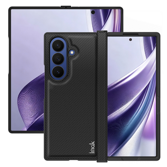 Hoesje voor Samsung Galaxy Z Fold8 Ultra F976, Imak, Carbon, Zwart