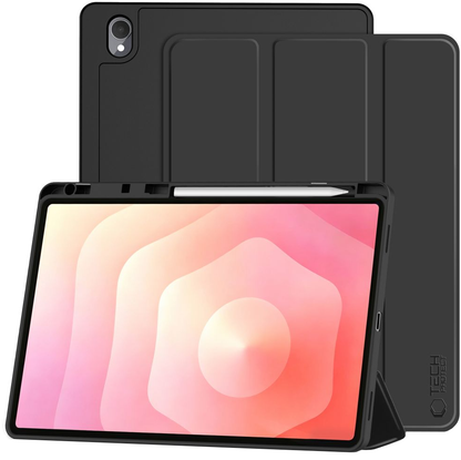 Hoes voor Samsung Galaxy Tab S12 Plus, Tech-Protect, SC PEN, Zwart