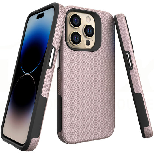 Hoes voor Samsung Galaxy A15 5G A156 / A15 A155, Vmax, Triangle, Roze Goud