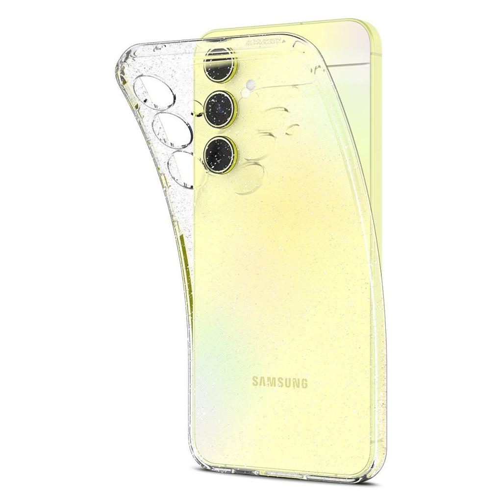 Case for Samsung Galaxy A55 5G A556, Spigen, Liquid Crystal Glitter, Transparent ACS07538