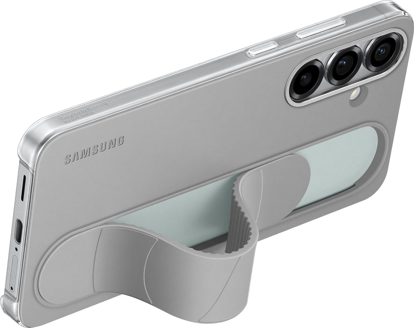 Hoes voor Samsung Galaxy S25+ S936, Standing Grip, Grijs EF-GS936CJEGWW