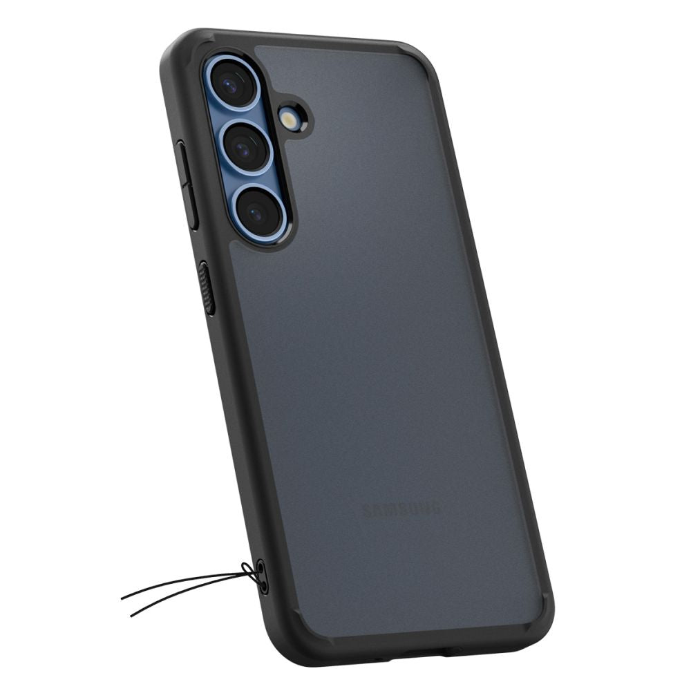 Hoes voor Samsung Galaxy S25 S931, Spigen, Ultra Hybrid, Mat Zwart ACS09007