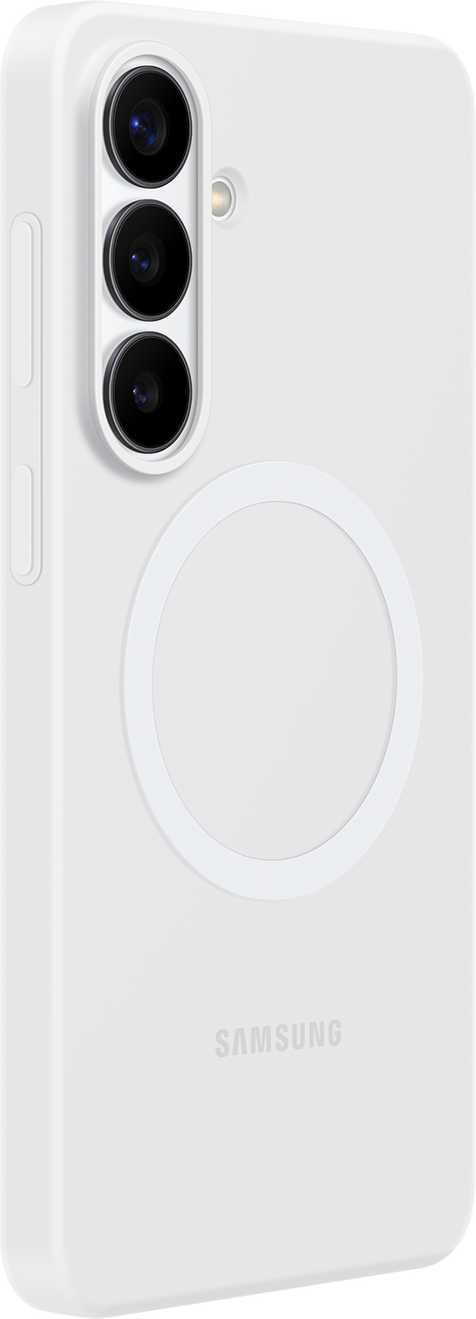 Hoes voor Samsung Galaxy S26 Plus S947, Silicone Magnet Case, Wit EF-ES947CWEGWW