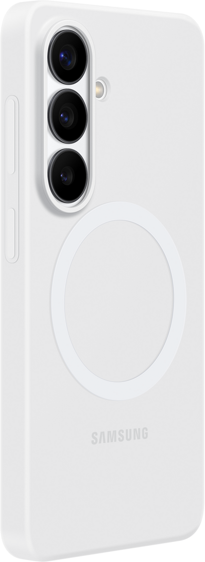 Hoes voor Samsung Galaxy S26 S942, Silicone Magnet Case, Wit EF-ES942CWEGWW