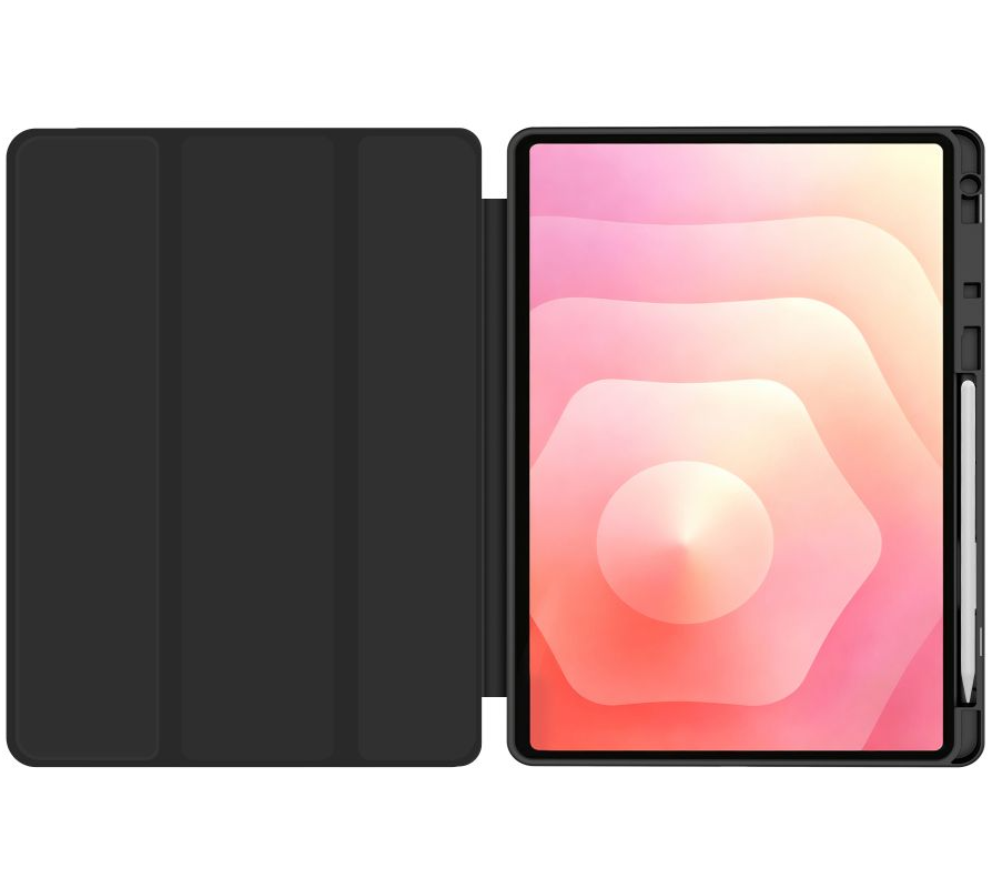 Hoes voor Samsung Galaxy Tab S12 Plus, Tech-Protect, SC PEN, Zwart