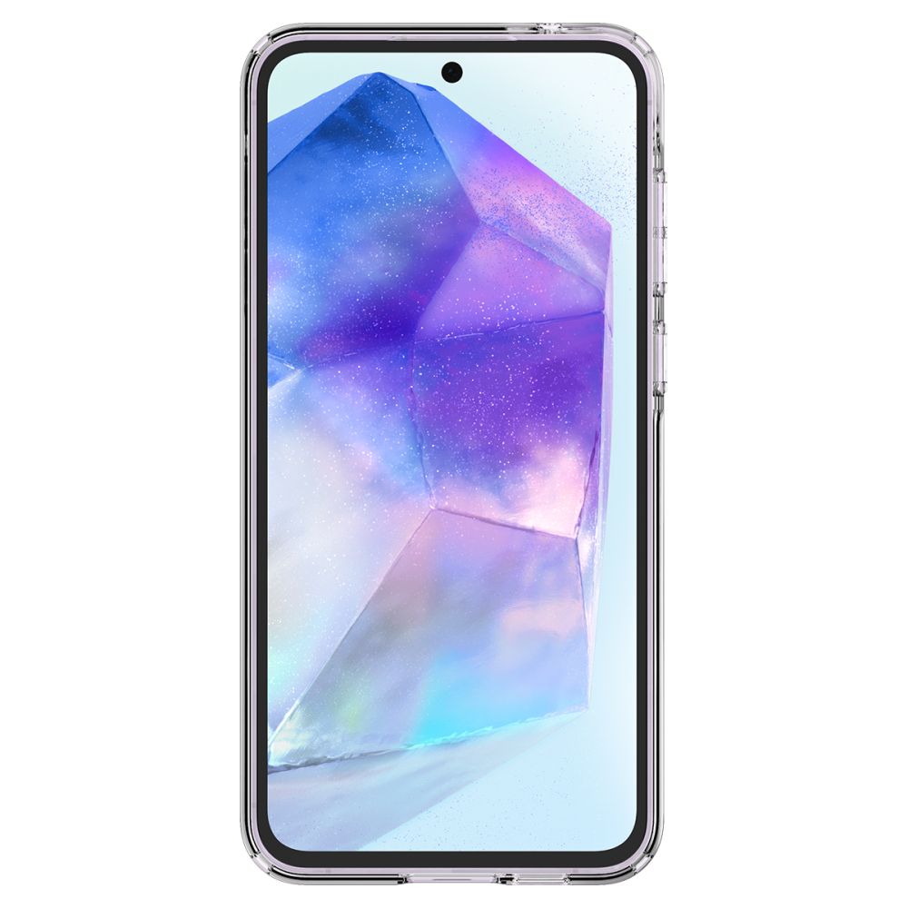 Case for Samsung Galaxy A55 5G A556, Spigen, Liquid Crystal, Transparent ACS07537