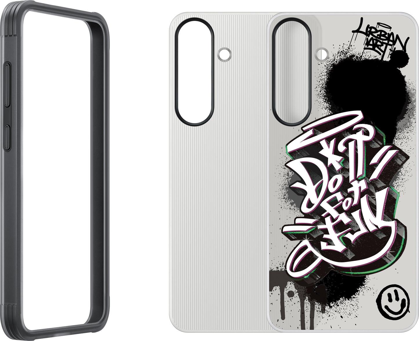 Hoes voor Samsung Galaxy S25+ S936, FlipSuit Rugged Case, Zwart EF-JS936CBEGWW