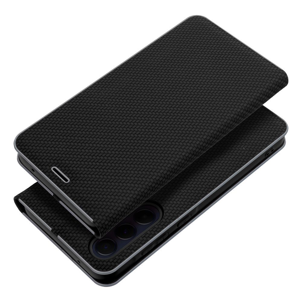 Hoes voor Samsung Galaxy S10 G973, OEM, Luna Carbon, Zwart