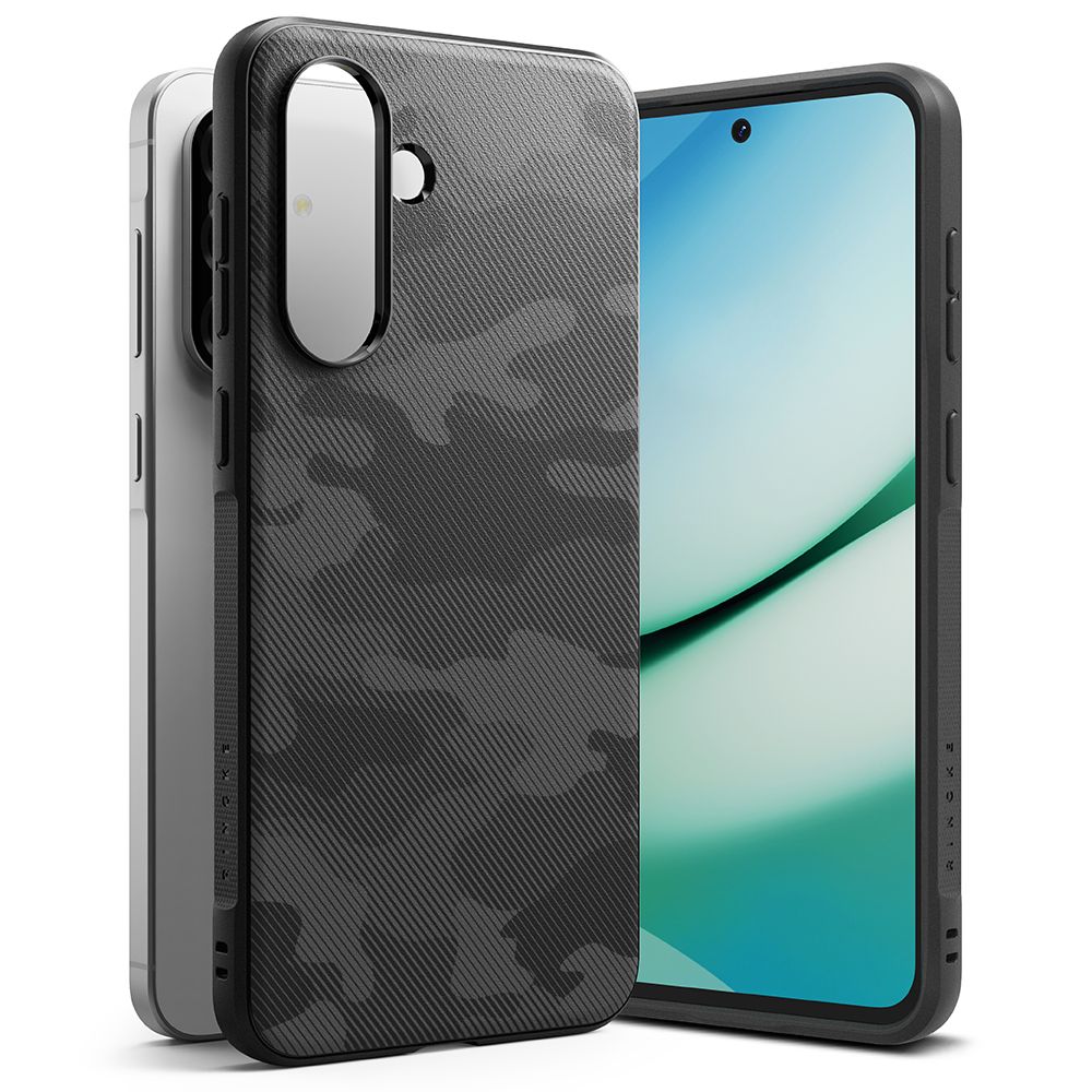 Hoes voor Samsung Galaxy A36 A366, Ringke, Onyx Camo, Zwart