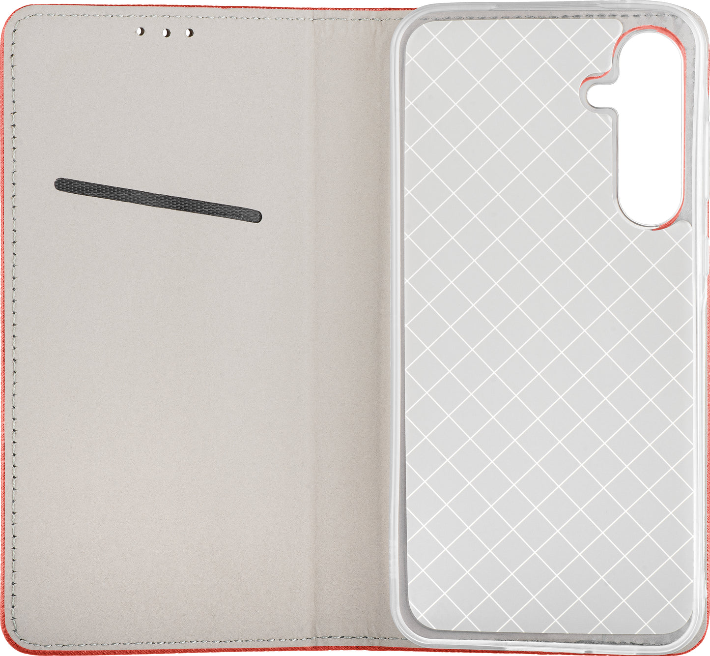Hoesje voor Samsung Galaxy A26 A266, OEM, Smart Magnet, Rood