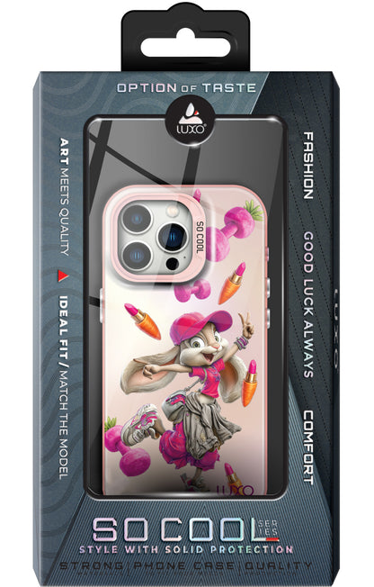 Hoesje voor Samsung Galaxy A35 5G A356, LUXO So CooL, ArcadiA Rabbit, Multicolor