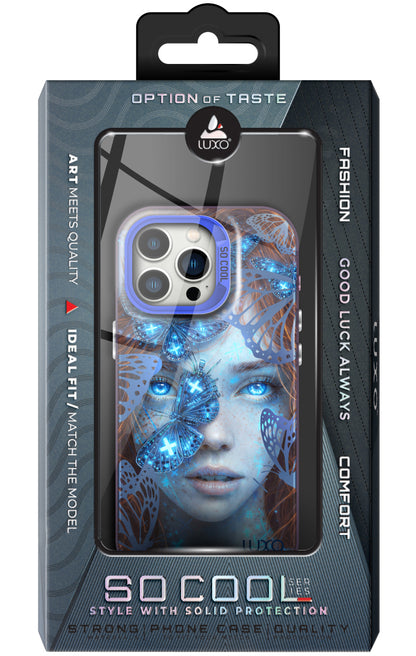 Hoesje voor Samsung Galaxy A05s A057, LUXO So CooL, ArcadiA Butterfly Girl, Multicolor