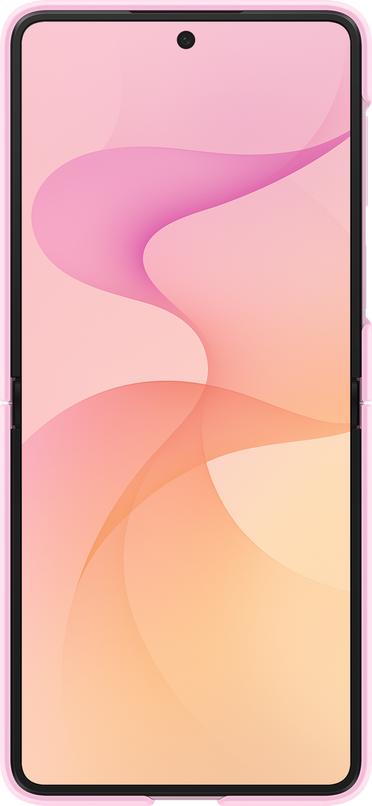 Hoesje voor Samsung Galaxy Z Flip8 F776, Silicone Ring Magnet, Roze EF-EF776CVEGWW