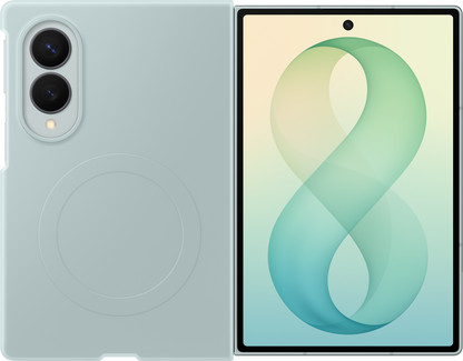 Hoes voor Samsung Galaxy Z Fold8 F971, Silicone Magnet Case, Groen EF-EF971CGEGWW