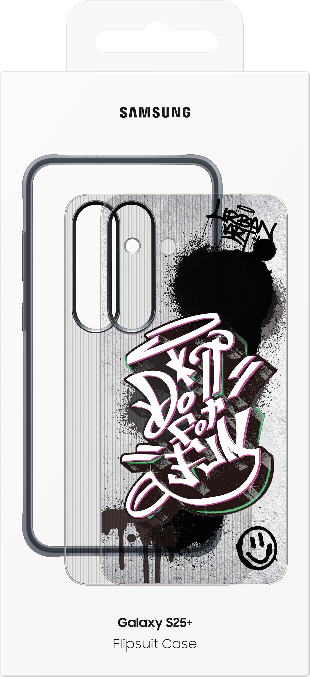 Hoes voor Samsung Galaxy S25+ S936, FlipSuit Rugged Case, Zwart EF-JS936CBEGWW