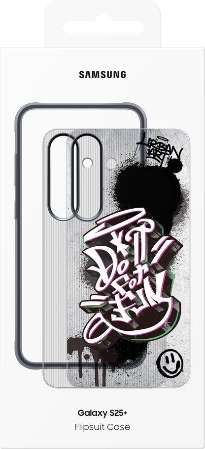 Hoes voor Samsung Galaxy S25+ S936, FlipSuit Rugged Case, Zwart EF-JS936CBEGWW