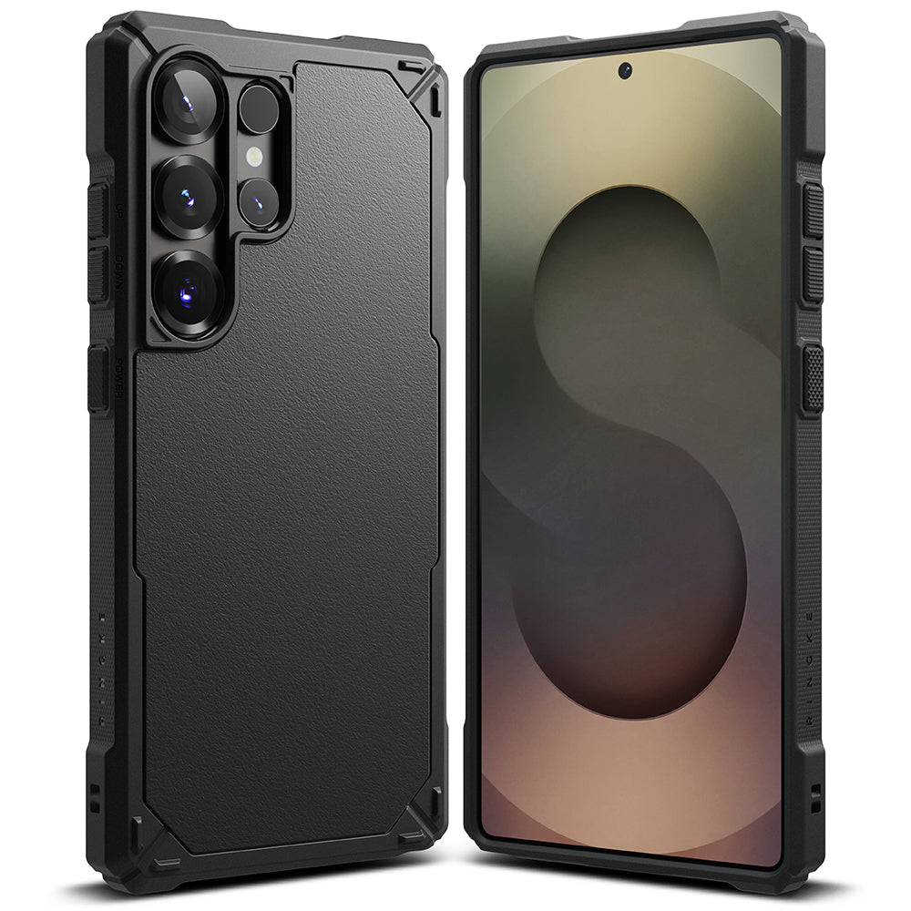 Hoesje voor Samsung Galaxy S25 Ultra S938, Ringke, Rugged Gear, Zwart